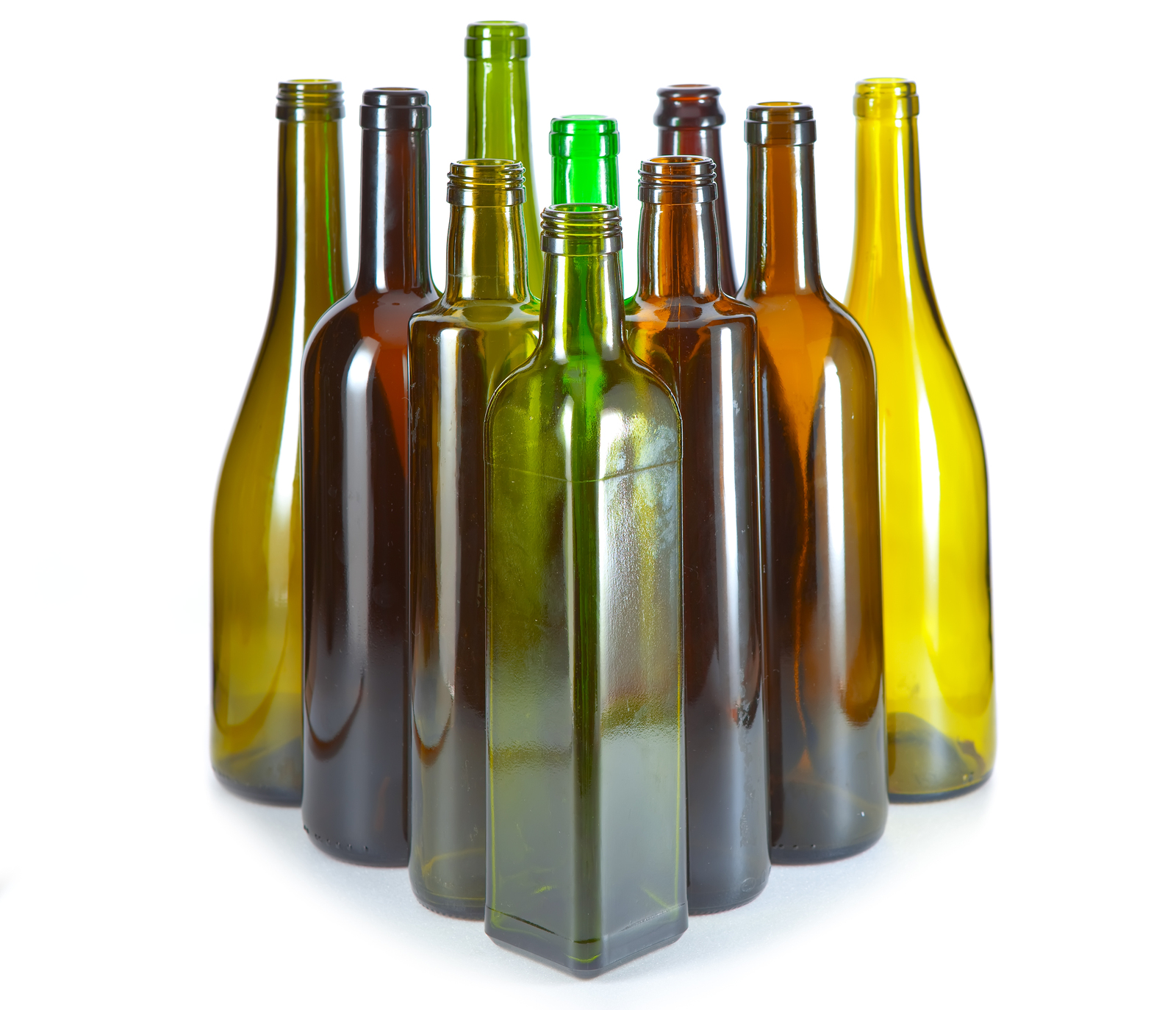 Variety of wine Bottles