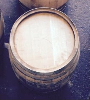 Oak wine barrels